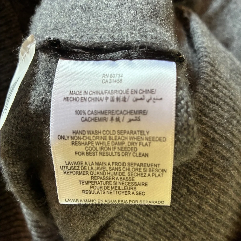 BCBGMaxAzria Cashmere Zip Hoody - Picture 6 of 7